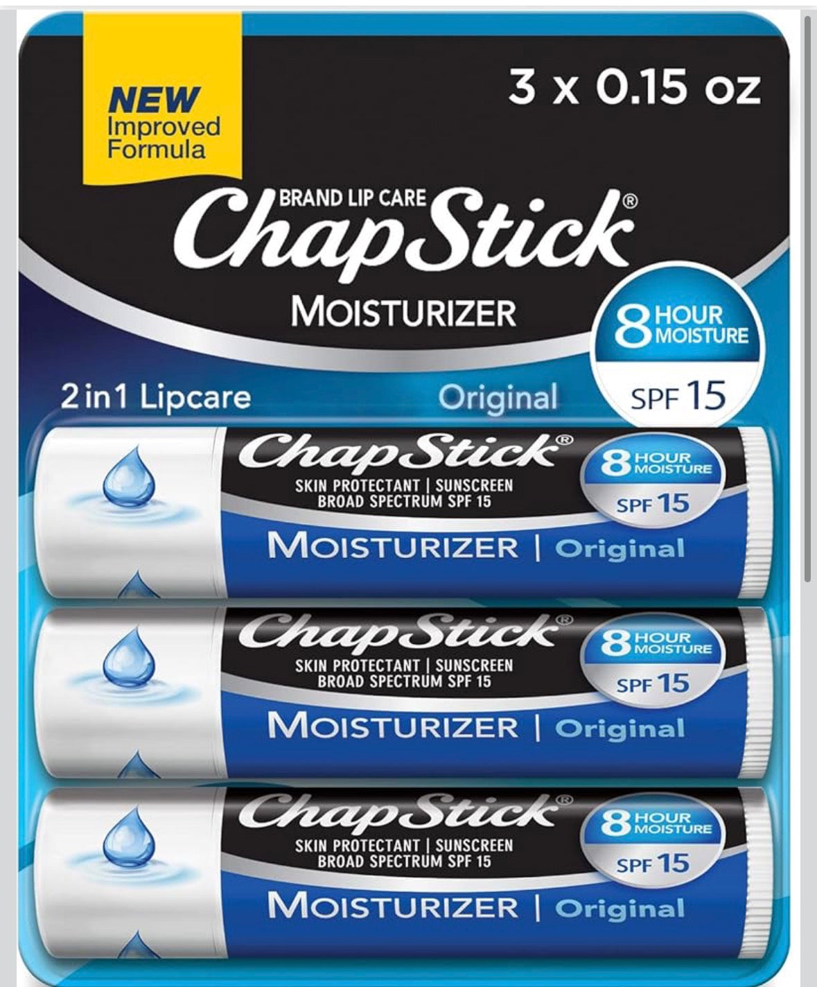 Chap Stick - 3 Pack