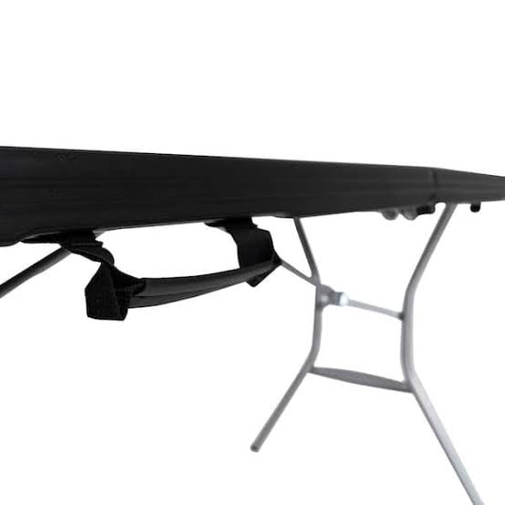 Folding Table – 6 ft Lifetime Fold-in-Half (Black)
